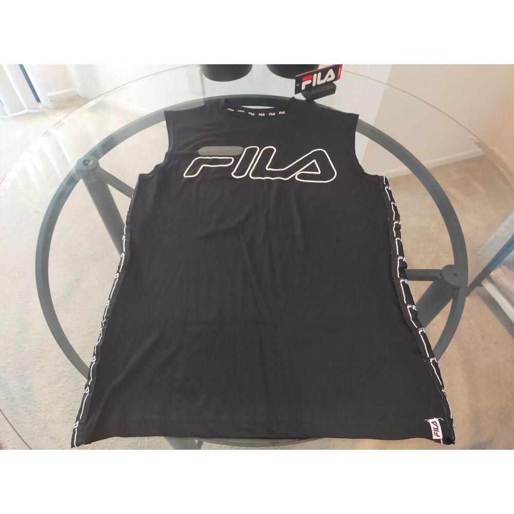 Fila Black Tank Top Shirt Size Medium Brand New!